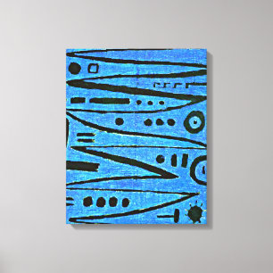 Klee - heroisches Fiddling-1938 Leinwanddruck