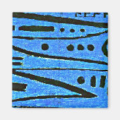 Klee - heroisches Fiddling- Magnet (Vorne)