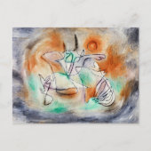 Klee - Heulender Hund Postkarte (Vorderseite)
