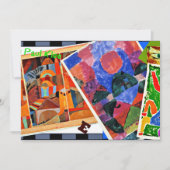 Klee - I Liebe Paul Klee, Collage, Mitteilungskarte (Vorderseite)