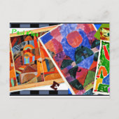 Klee - I Liebe Paul Klee, Collage, Postkarte (Vorderseite)