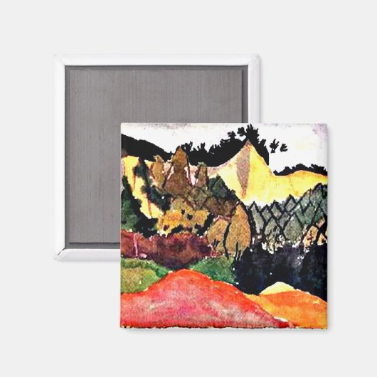 Klee - Im Steinbruch Magnet (Vorderseite/Rückseite)