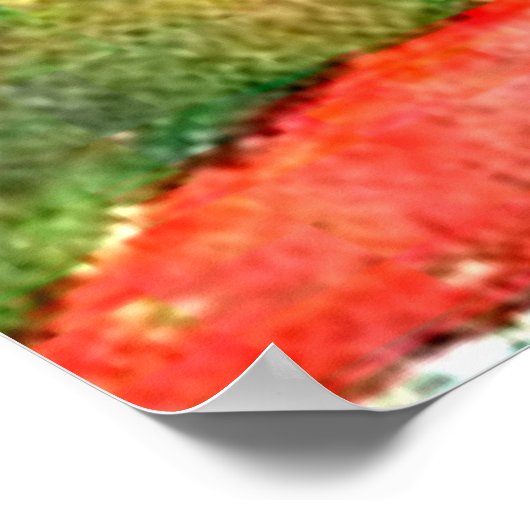 Klee - Im Steinbruch Poster (Ecke)