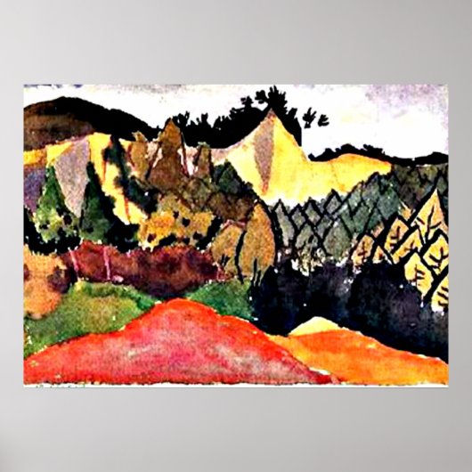 Klee - Im Steinbruch Poster (Vorne)