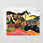 Klee - Im Steinbruch Postkarte (Vorne/Hinten)