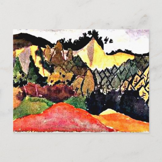 Klee - Im Steinbruch Postkarte (Vorderseite)