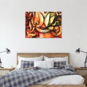 Klee - Indiskretion Leinwanddruck (Insitu (Schlafzimmer))