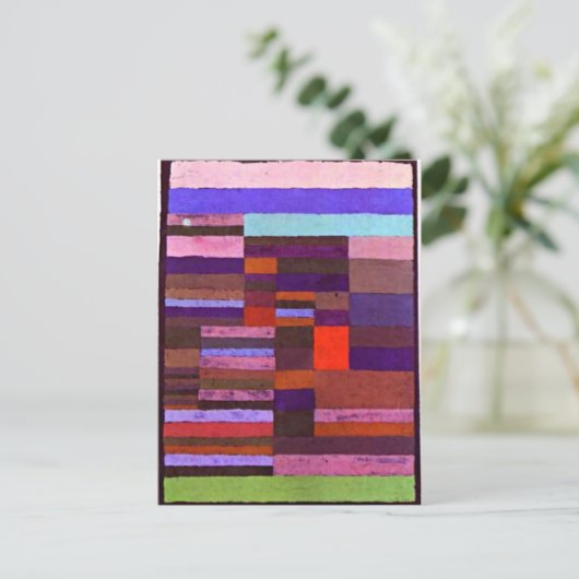 Klee - Individuelle Altimetrie der Streifen Postkarte (Stehend Vorderseite)