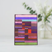 Klee - Individuelle Planung der Streifen-1930 Postkarte (Stehend Vorderseite)