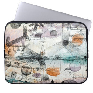 Klee-Inspirierte abstrakte geometrische Laptophüll Laptopschutzhülle