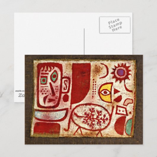 Klee - Intoxikation Postkarte (Vorne/Hinten)