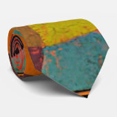 Klee - Joyful Mountain Landschaft Krawatte (Gerollt)