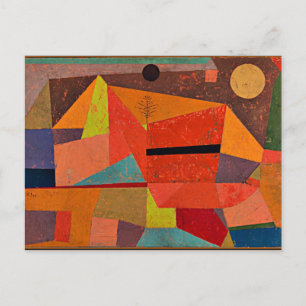 Klee - Joyful Mountain Landschaft Postkarte