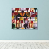 Klee - Kamel in der Rhythmischer Baumlandschaft Kl Leinwanddruck (Insitu (Holzboden))