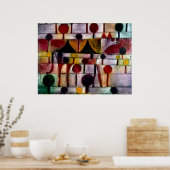 Klee - Kamel in der Rhythmischer Baumlandschaft Kl Poster (Küche)