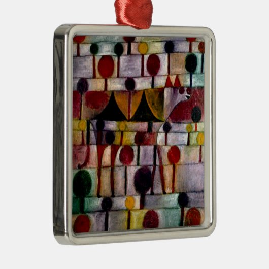 Klee - Kamel in Rhythmischer Baumlandschaft Klein, Ornament Aus Metall (Rechts)