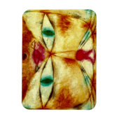 Klee - Katze und Vögel Magnet (Vertikal)