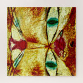 Klee - Katze und Vögel Puzzle (Horizontal)