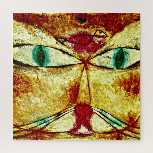 Klee - Katze und Vögel Puzzle (Vertikal)