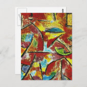 Klee - Kind und Tante Postkarte (Vorne/Hinten)