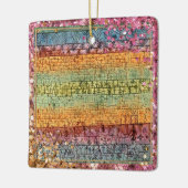 Klee - Kinderzimmer-Funkeln Keramikornament (Links)