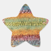 Klee - Kinderzimmer-Funkeln Stern-Aufkleber (Vorderseite)