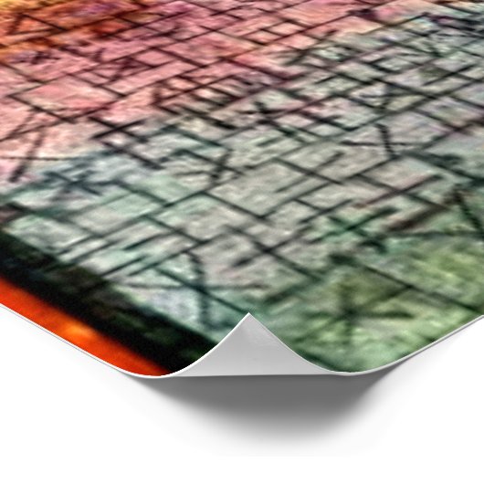 Klee - Kinderzimmer Tree, beliebtes abstraktes Kun Poster (Ecke)