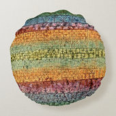 Klee - Kinderzimmer Tree, Rundes Kissen (Rückseite)