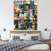 Klee - Kiosk-Architektur Leinwanddruck (Insitu (Schlafzimmer))