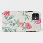 Klee, Kleeblatt auf Beige. Case-Mate iPhone Hülle (Rückseite (Horizontal))