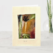 Klee - Kleiner Baum, abstrakte Kunst Karte (Vorderseite)