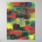 Klee - Kleiner Baum zwischen Gebüsch Poster (Vorne)