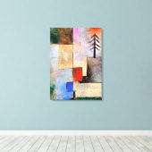 Klee - Kleines Taschenbild Leinwanddruck (Insitu (Holzboden))