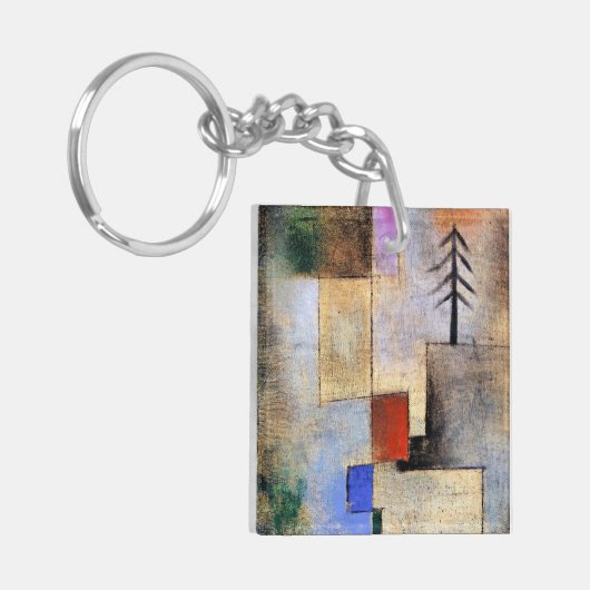 Klee - Kleines Taschenbild Schlüsselanhänger (Vorderseite links)