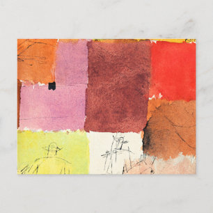Klee - Komposition mit Figuren, Postkarte