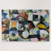 Klee - Komposition mit gelbem Halbmond... Puzzle (Horizontal)