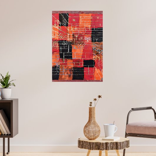 Klee - Konfiguration, abstrakte Kunst, Poster (Wohnzimmer 3)