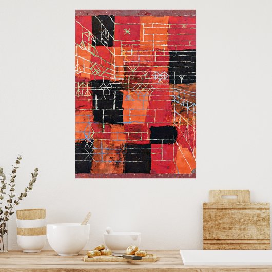 Klee - Konfiguration, abstrakte Kunst, Poster (Küche)