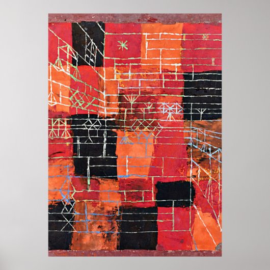 Klee - Konfiguration, abstrakte Kunst, Poster (Vorne)