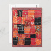 Klee - Konfiguration, abstrakte Kunst, Postkarte (Vorne/Hinten)