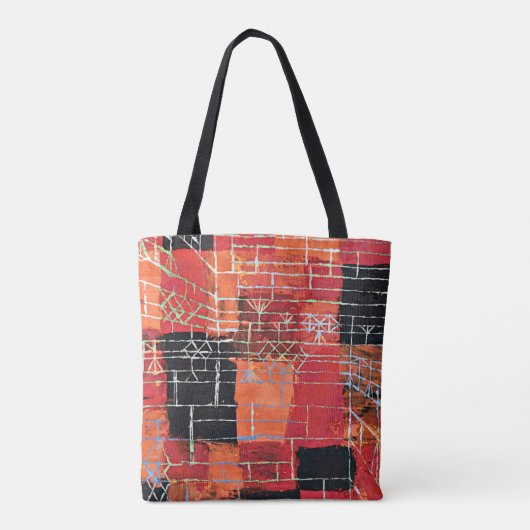 Klee - Konfiguration, abstrakte Kunst. Tasche (Rückseite)