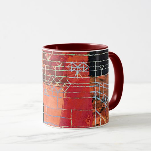 Klee - Konfiguration, abstrakte Kunst. Tasse (VorderseiteRechts)