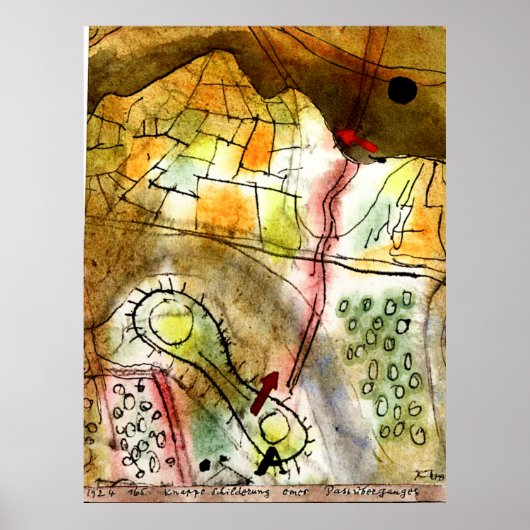 Klee - Kurzbeschreibung eines Bergpasses Poster (Vorne)