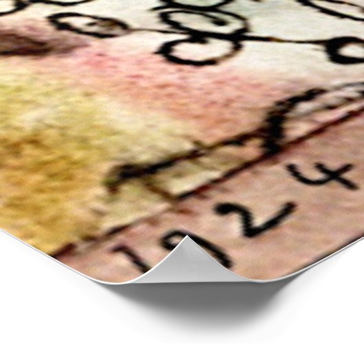 Klee - Kurzbeschreibung eines Bergpasses Poster (Ecke)