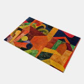 Klee - Landschaft mit Flaggen Fußmatte (Schrägansicht)