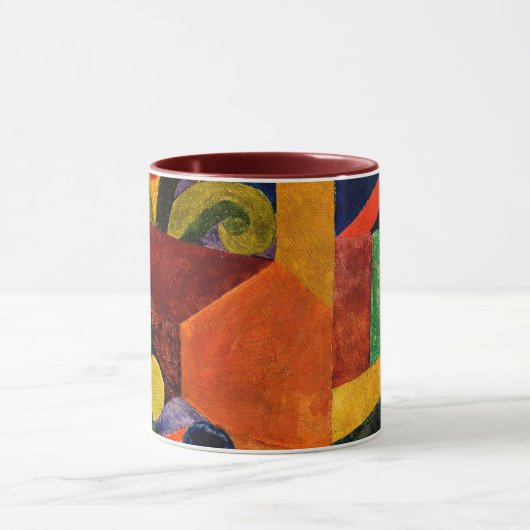 Klee - Landschaft mit Flaggen Tasse (Zentrum)