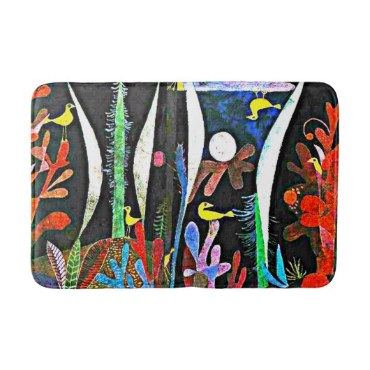 Klee - Landschaft mit Gelben Vögeln Badematte (Vorderseite)