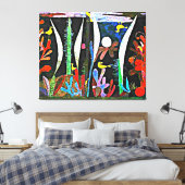 Klee - Landschaft mit Gelben Vögeln Leinwanddruck (Insitu (Schlafzimmer))