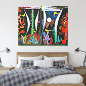 Klee - Landschaft mit Gelben Vögeln Leinwanddruck (Insitu (Schlafzimmer))