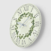 Klee Leaf, Kleeblatt ist Patrick Große Wanduhr (Winkel)